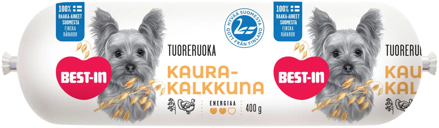 Best-In Kaura-Kalkkuna Koiran Tuoreruoka 400g