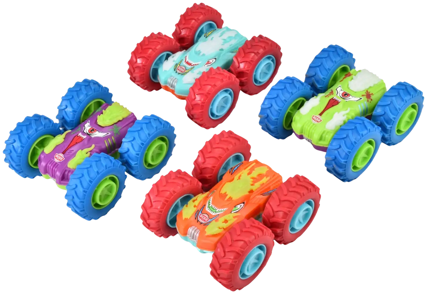Dickie Toys Monster Flippy kitka-auto, 10 cm, useita erilaisia, myydään yksittäin - 6