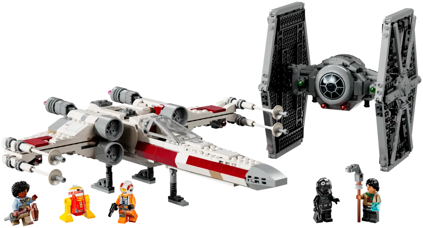 LEGO® Star Wars™ 75393 - TIE-hävittäjä ja X-Wing - 4