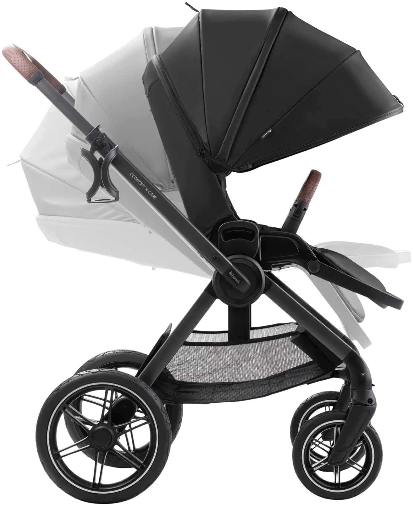 Hauck rattaat Comfort N Care Black - 5
