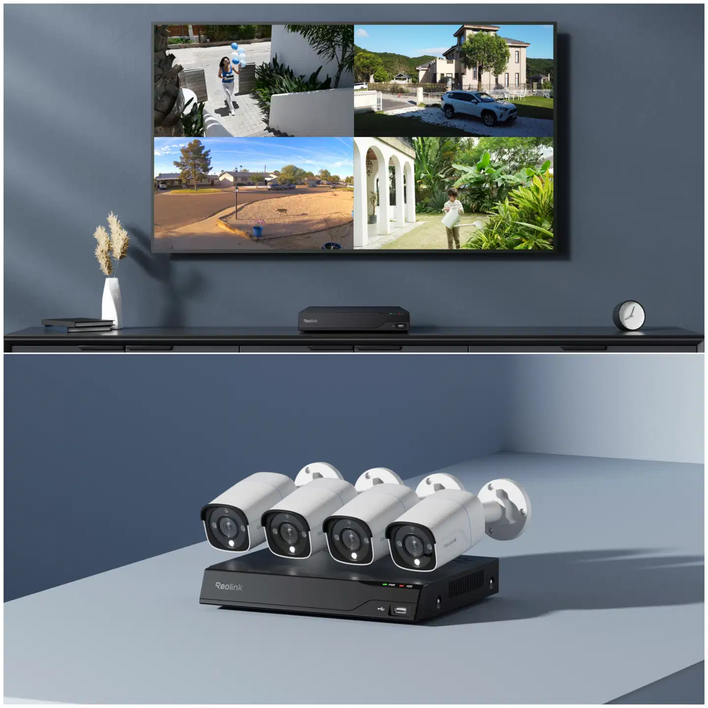 Reolink NVS8-8MB4 (RLK8-800B4) 4K UHD 8-kanavainen NVR-järjestelmä valkoinen - 7