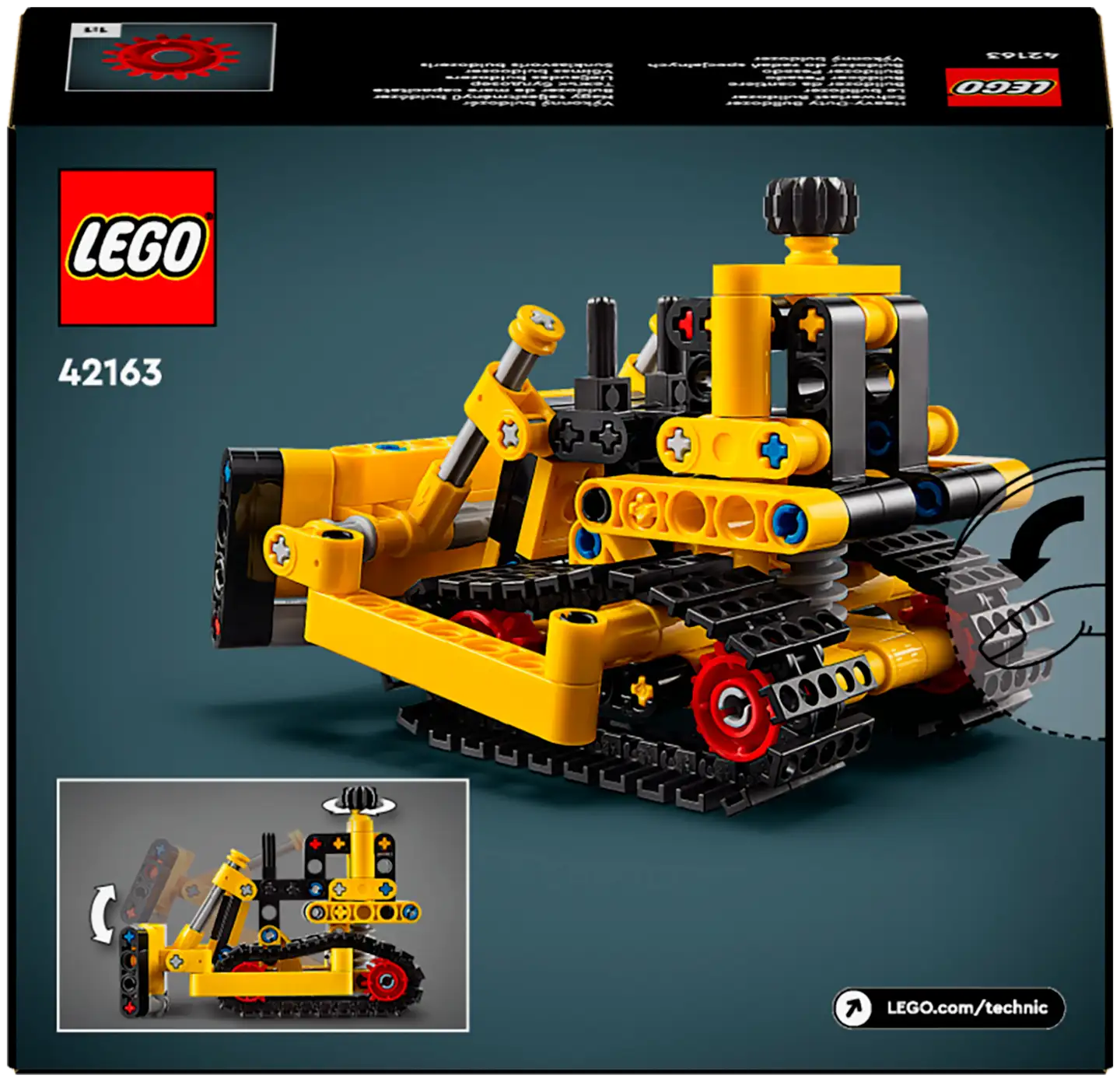 LEGO Technic 42163 Raskaan sarjan puskutraktori - 3