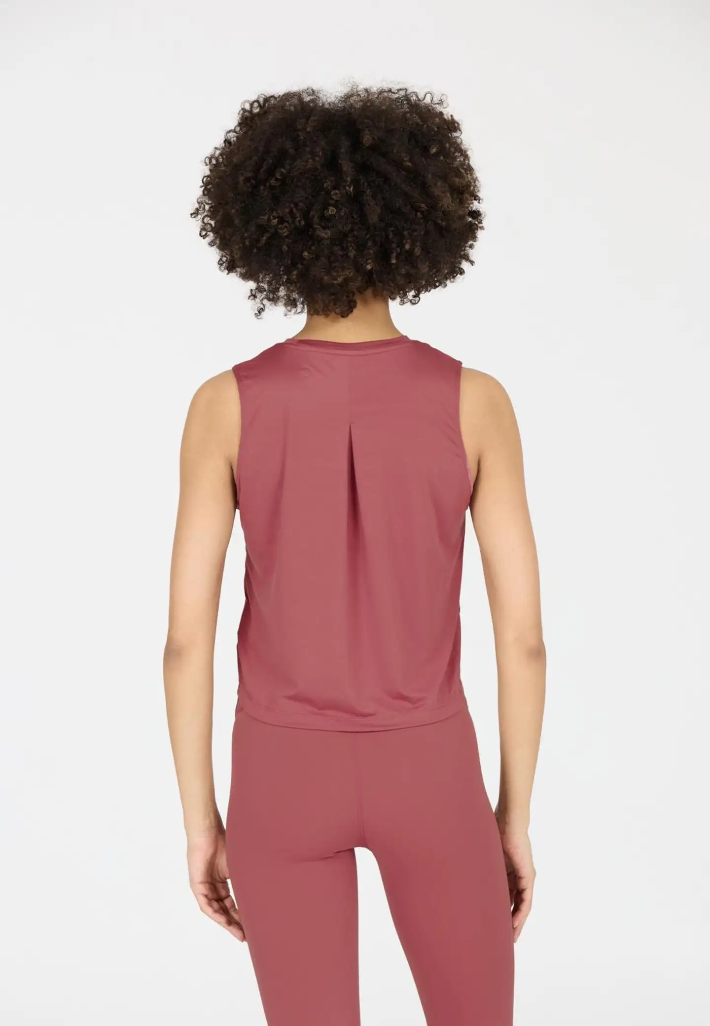 Athlecia naisten Pacy lyhythihainen treenipaita - 4378 Roan Rouge - 9