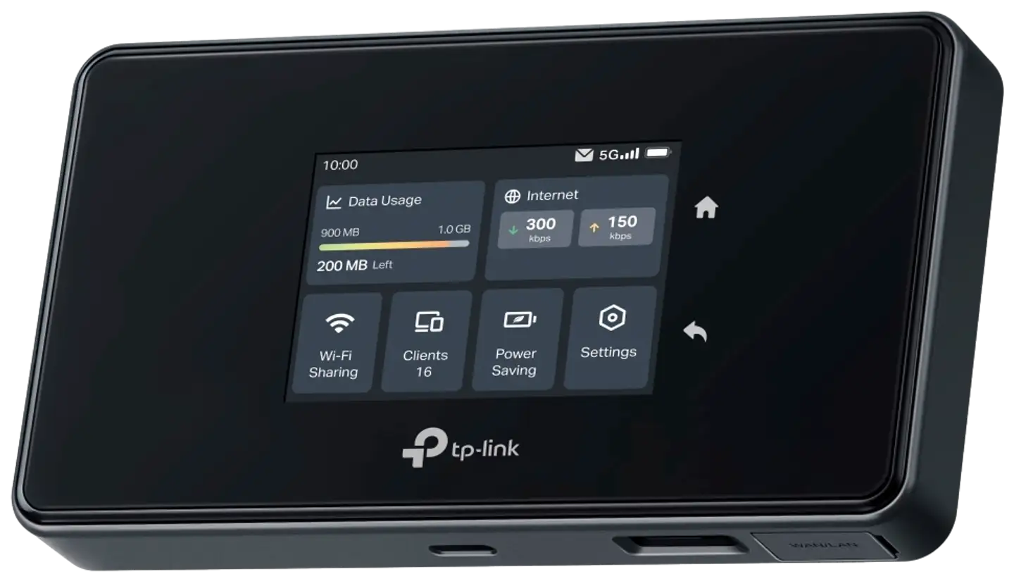TP-Link 5G-modeemi akulla M8550