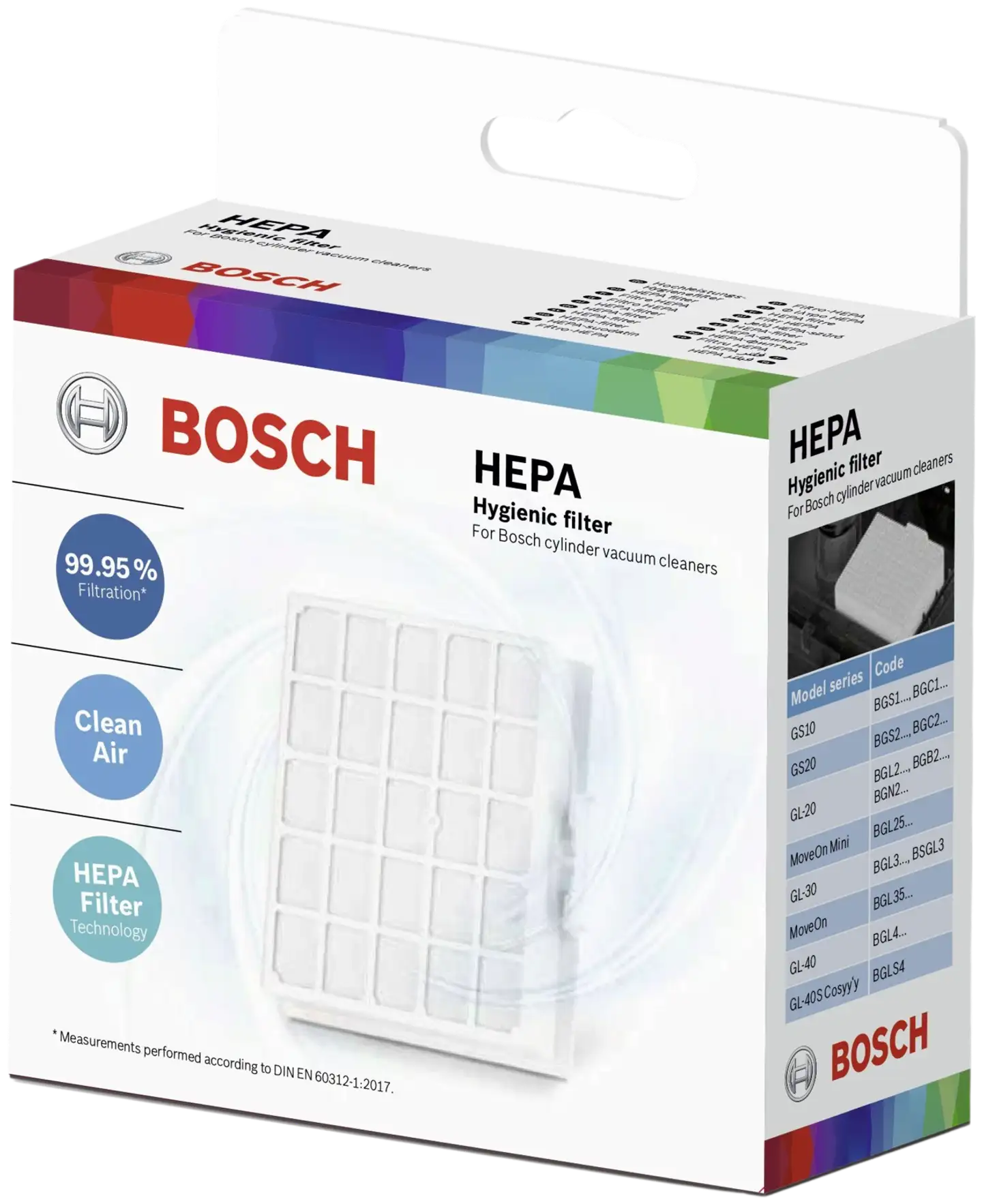 Bosch HEPA-suodatin BBZ156HF - 7