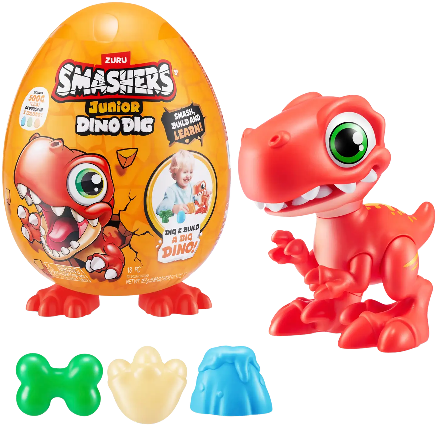 Smashers yllätyslelu Junior Dino Dig Small Egg Series 1 - 2