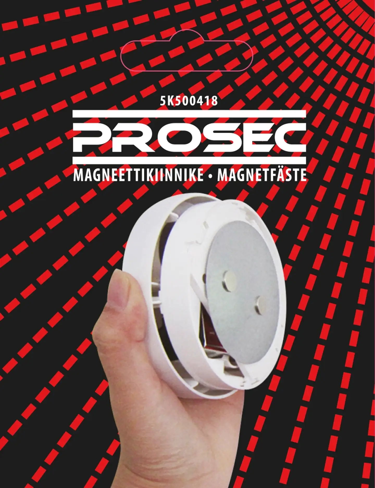 Prosec magneettikiinnike varoittimelle