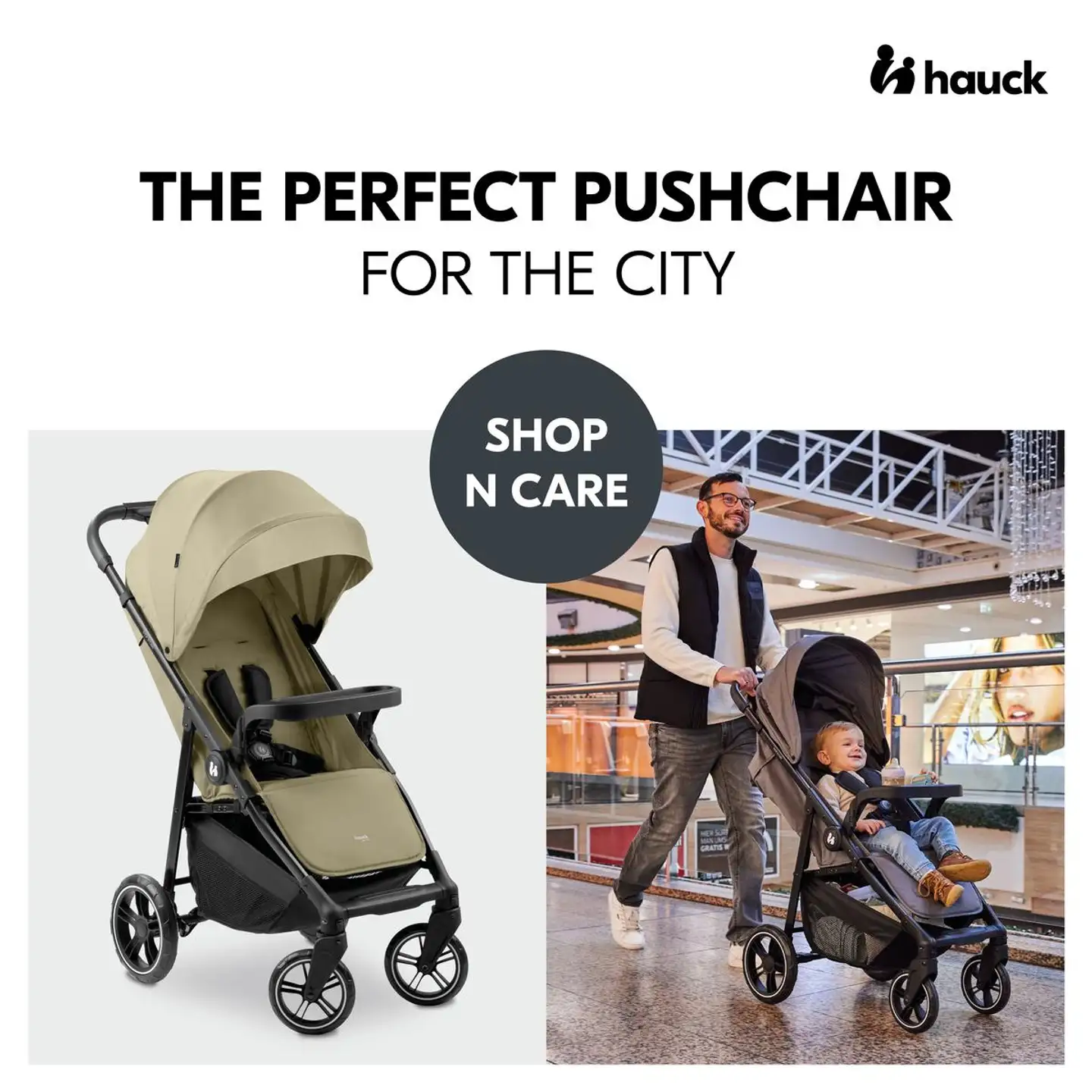 Hauck rattaat Shop N Care oliivi - 14