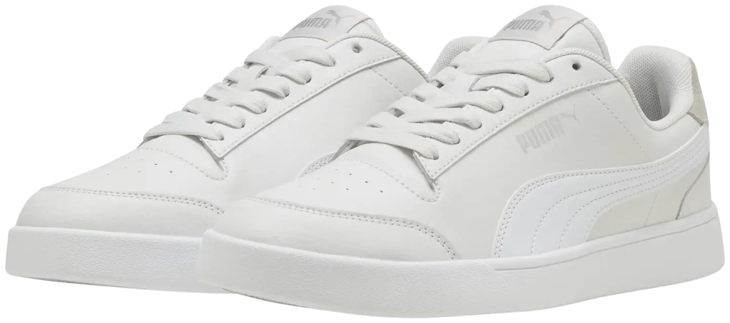 Puma naisten tennari Puma Shuffle - Feather Gray-White-Silver - 3