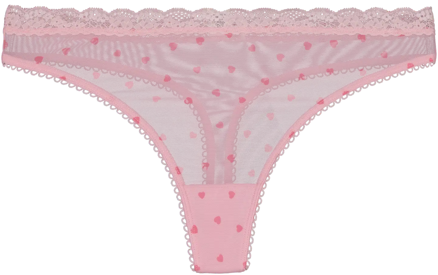 WKLY. naisten mesh stringit 211W082632 - Roseate Spoonbill