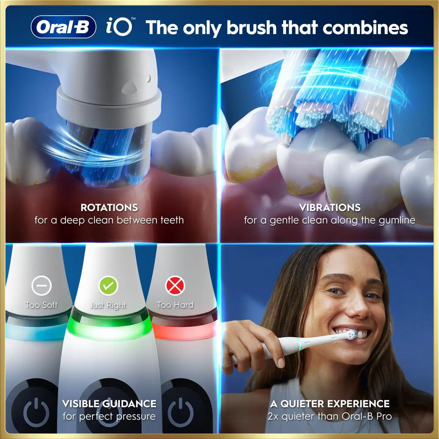 Oral-B iO9 White Alabaster sähköhammasharja + lataava matkakotelo + hammasharjateline + lisävaihtoharja - 8