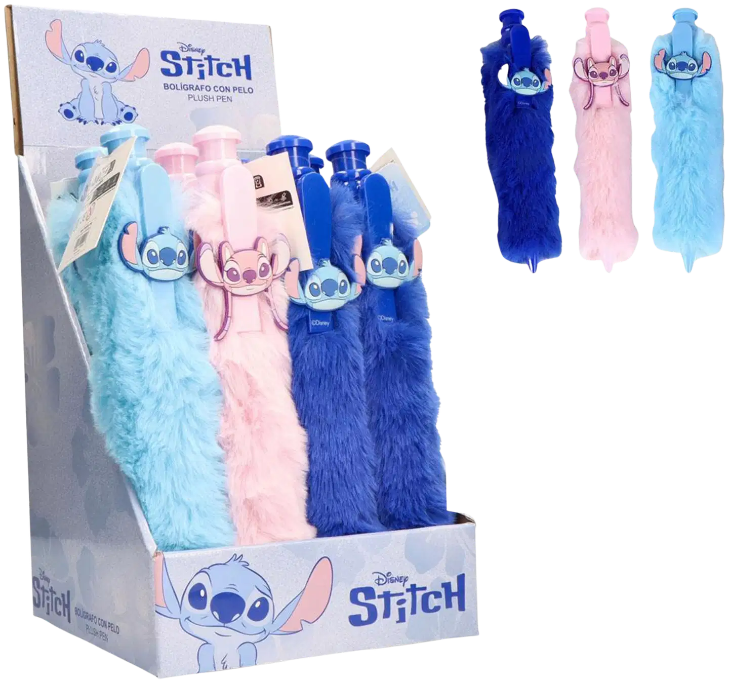 Stitch Plush kuulakynä, 3 erilaista lajit.