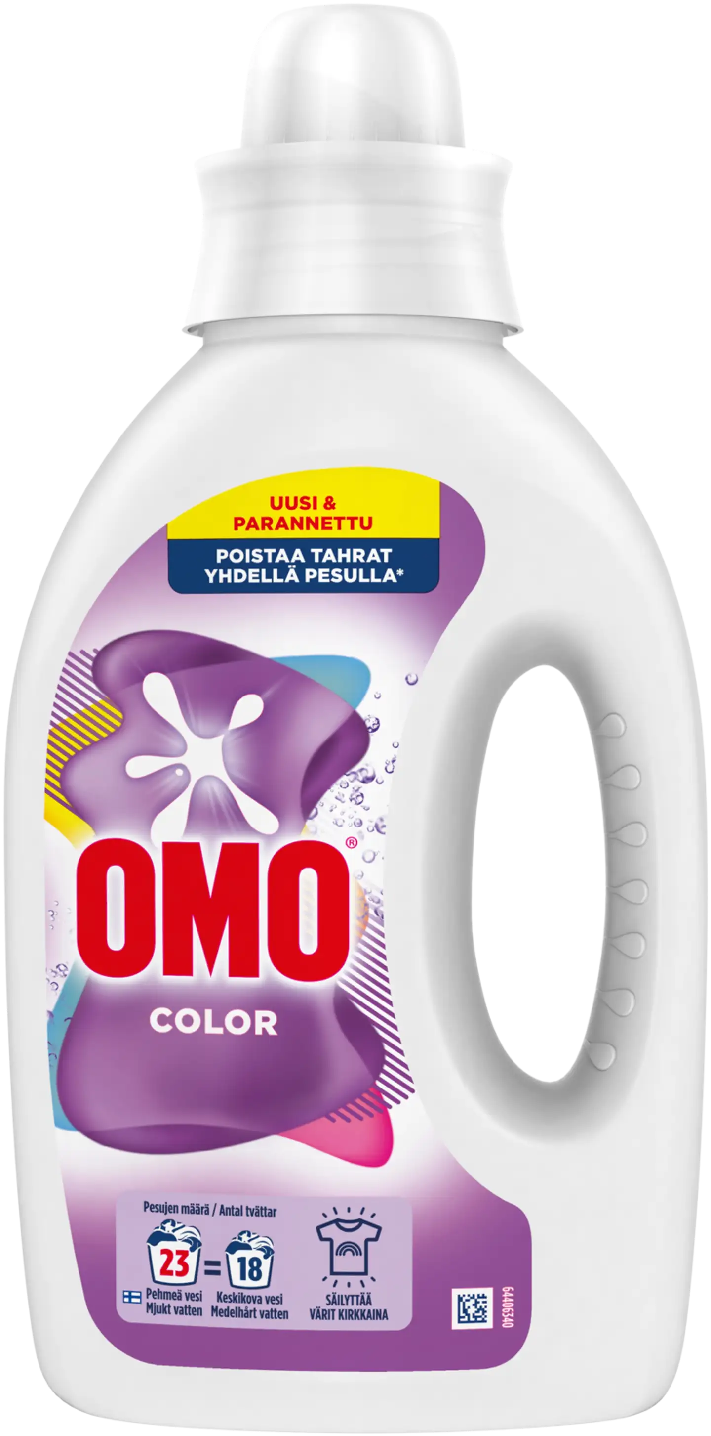 Omo Color Nestemäinen pyykinpesuaine Värillisille vaatteille 920 ml 23 pesua