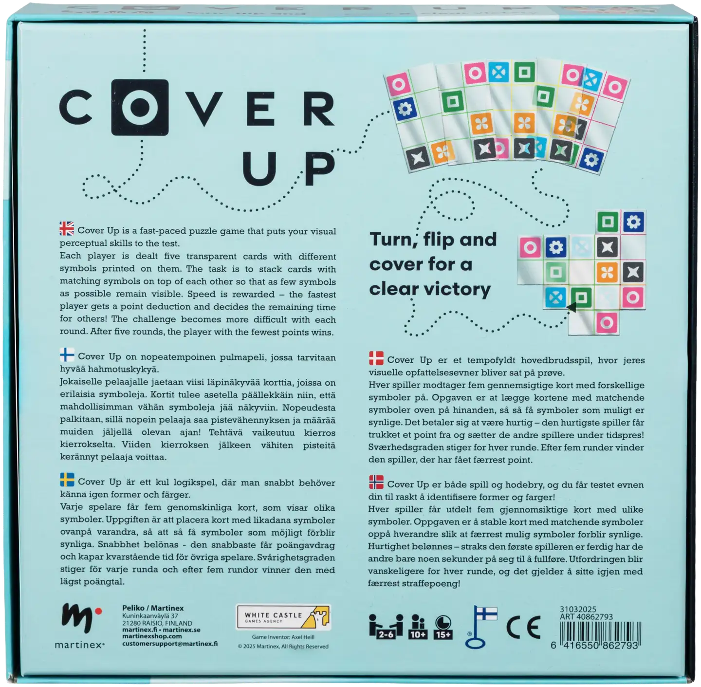 Peliko lautapeli Cover Up - 3