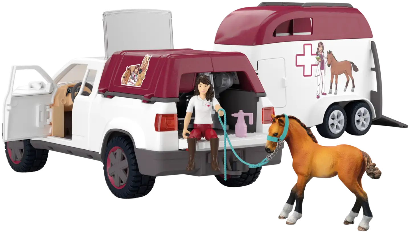 Schleich Liikkuva eläinlääkäri ja vaunu - 9