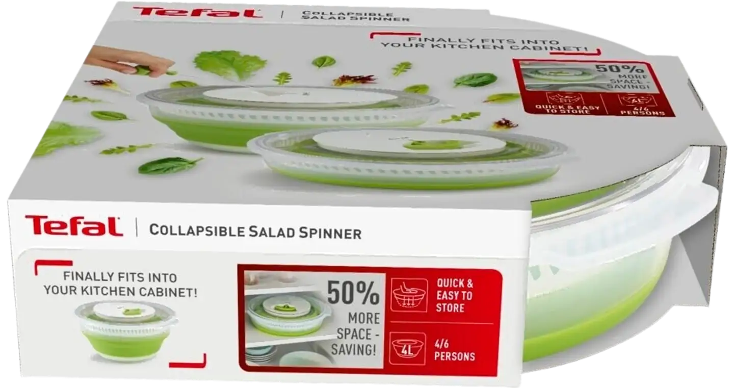 Tefal kokoon taitettava salaattilinko 4L K2520155 - 4