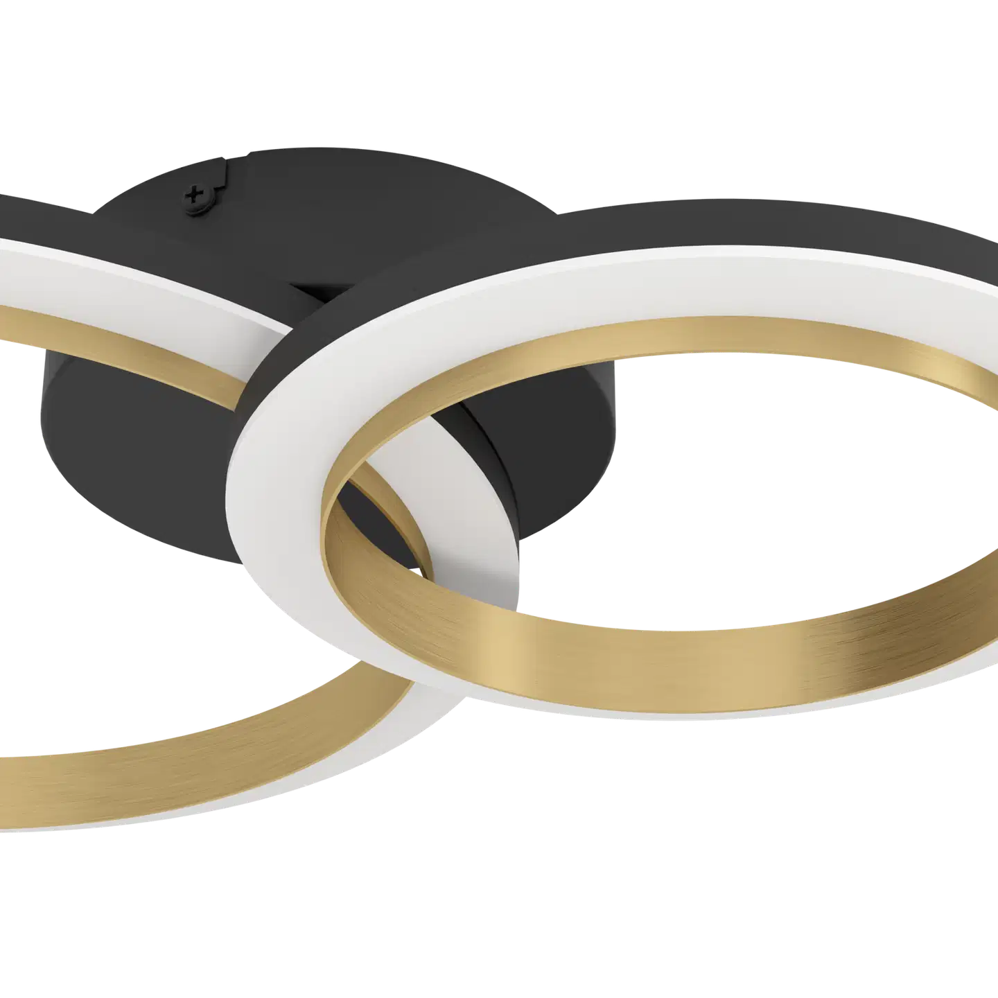 EGLO kattovalaisin Calliera LED 12W 42x30 cm musta/messinki - 3