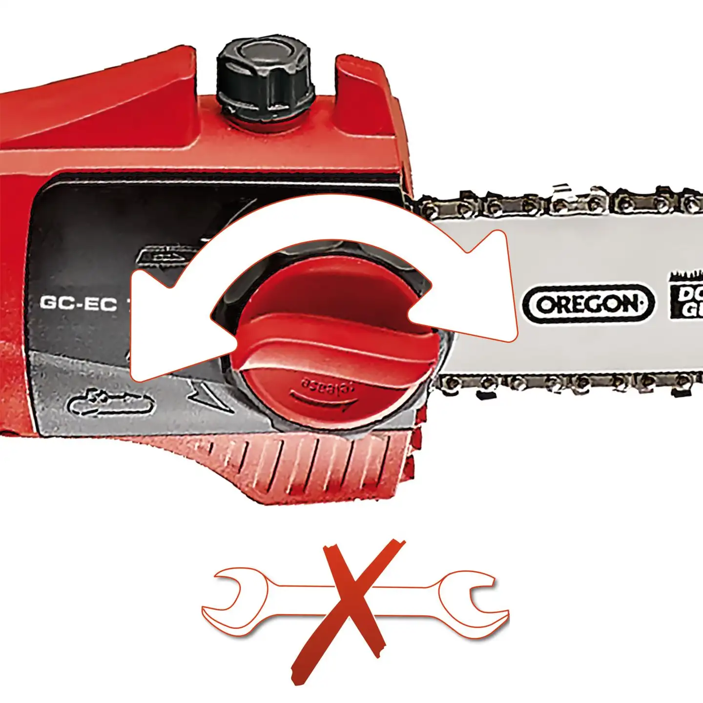 Einhell sähköoksasaha GC-EC 750 T - 6