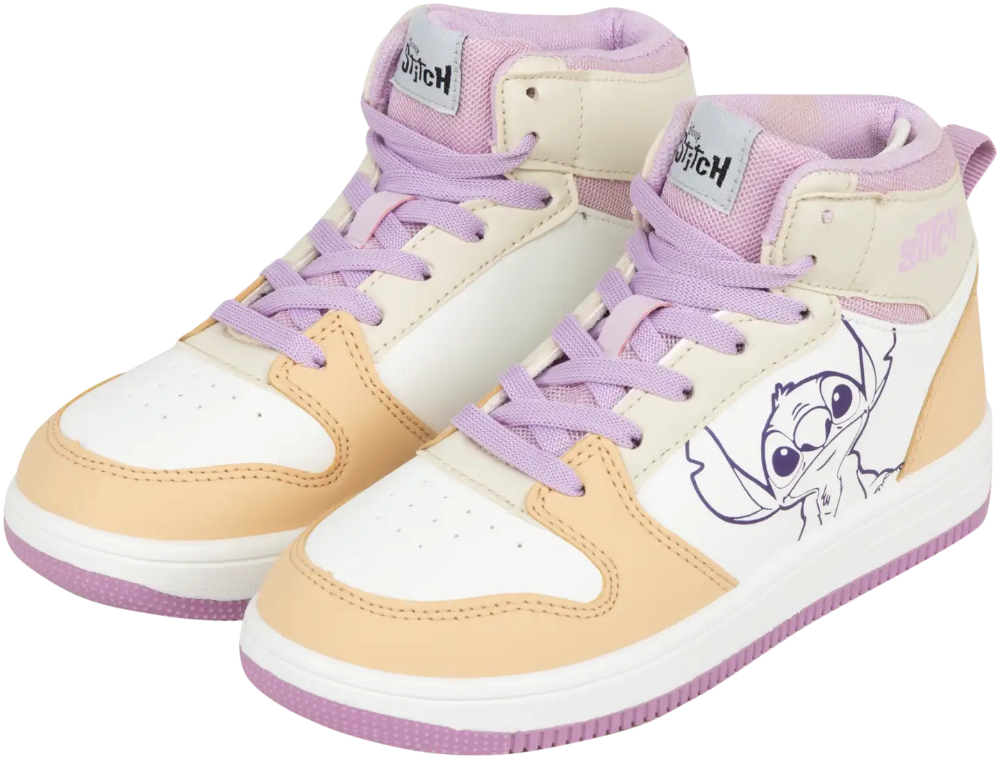 Lilo & Stitch lasten midvartiset tennarit LS001230 - coral/lilac - 1