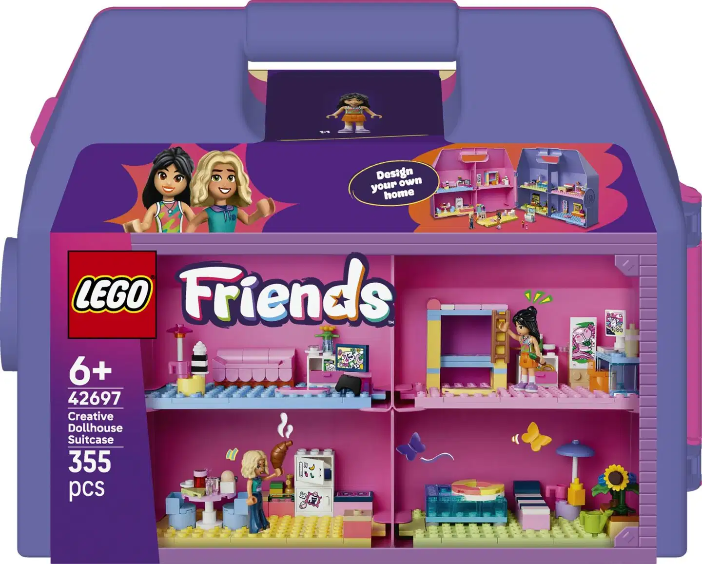 LEGO® Friends 42697 Luovuuden nukkekotilaukku - 3