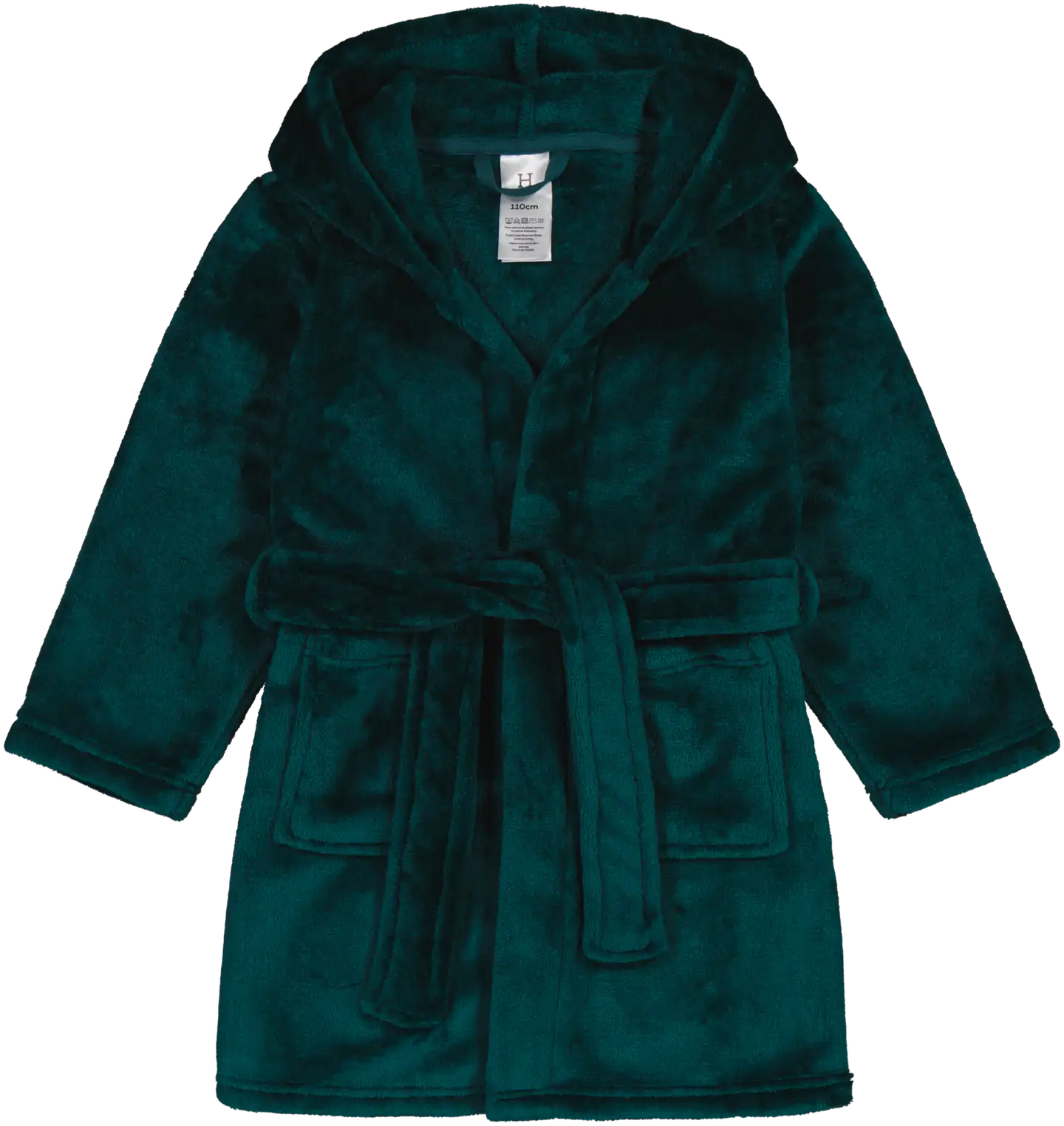 House lasten kylpytakki fleece 232H382520 - dark green