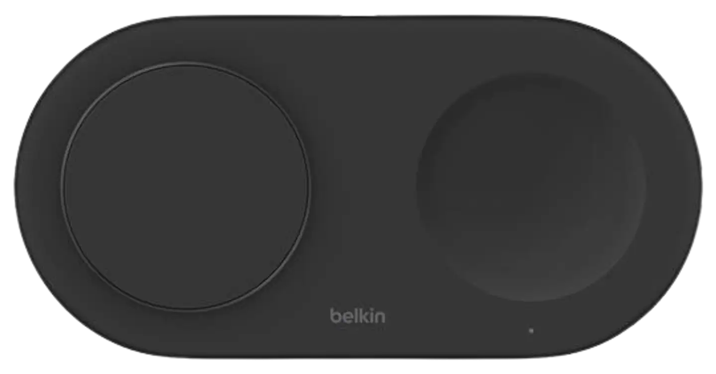 Belkin latausalusta PRO 2in1 Qi2 15w, musta - 1