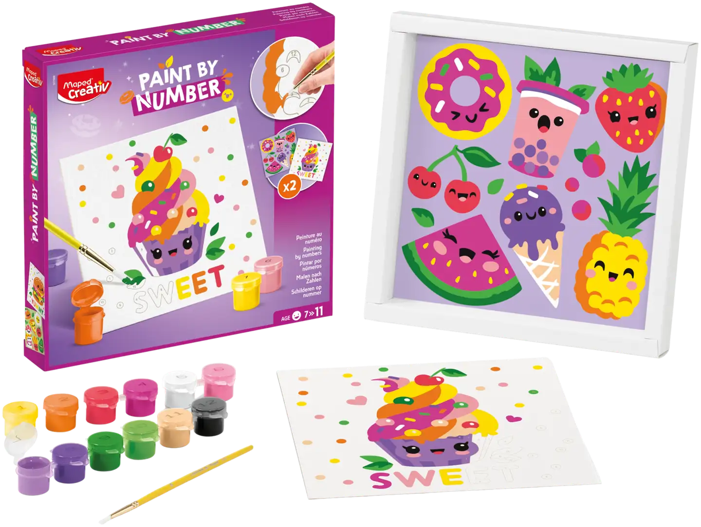 Maalaussarja Maped Paint By Number Kawai sweet - 2