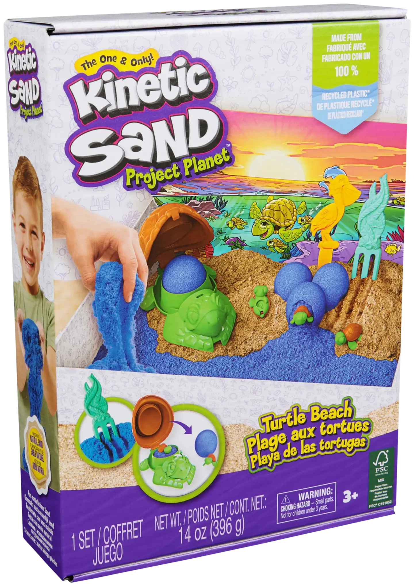 Kinetic Sand Kilpikonna rantasetti - 8