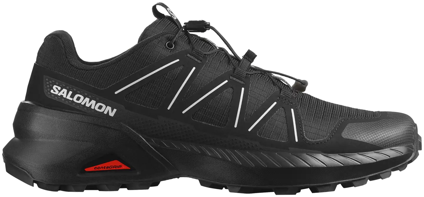 Salomon miesten maastojuoksujalkine Speedcross Peak - black/black/glasier gray - 6