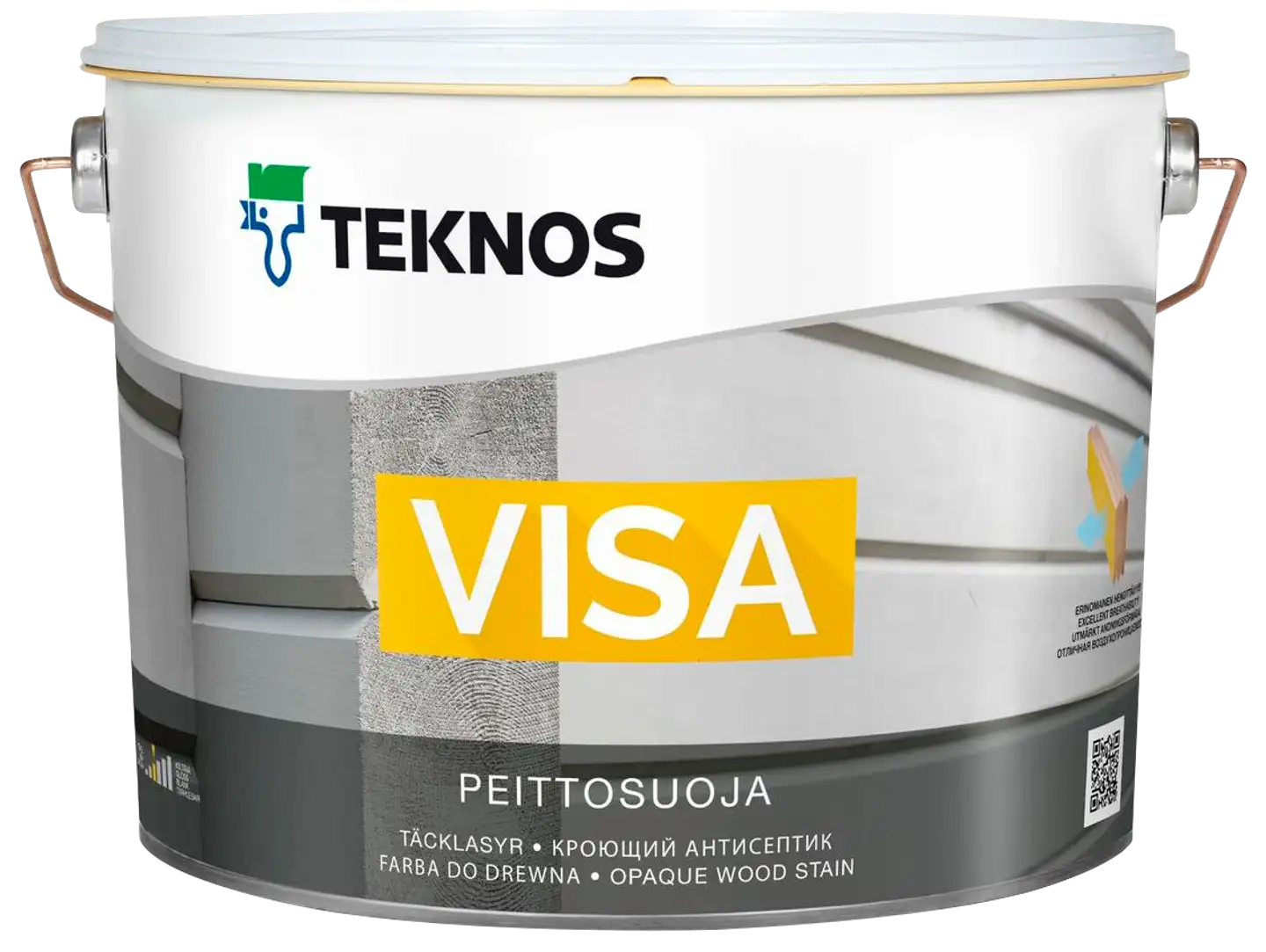 Teknos peittosuoja Visa 9 l PM1 valkoinen sävytettävissä puolihimmeä