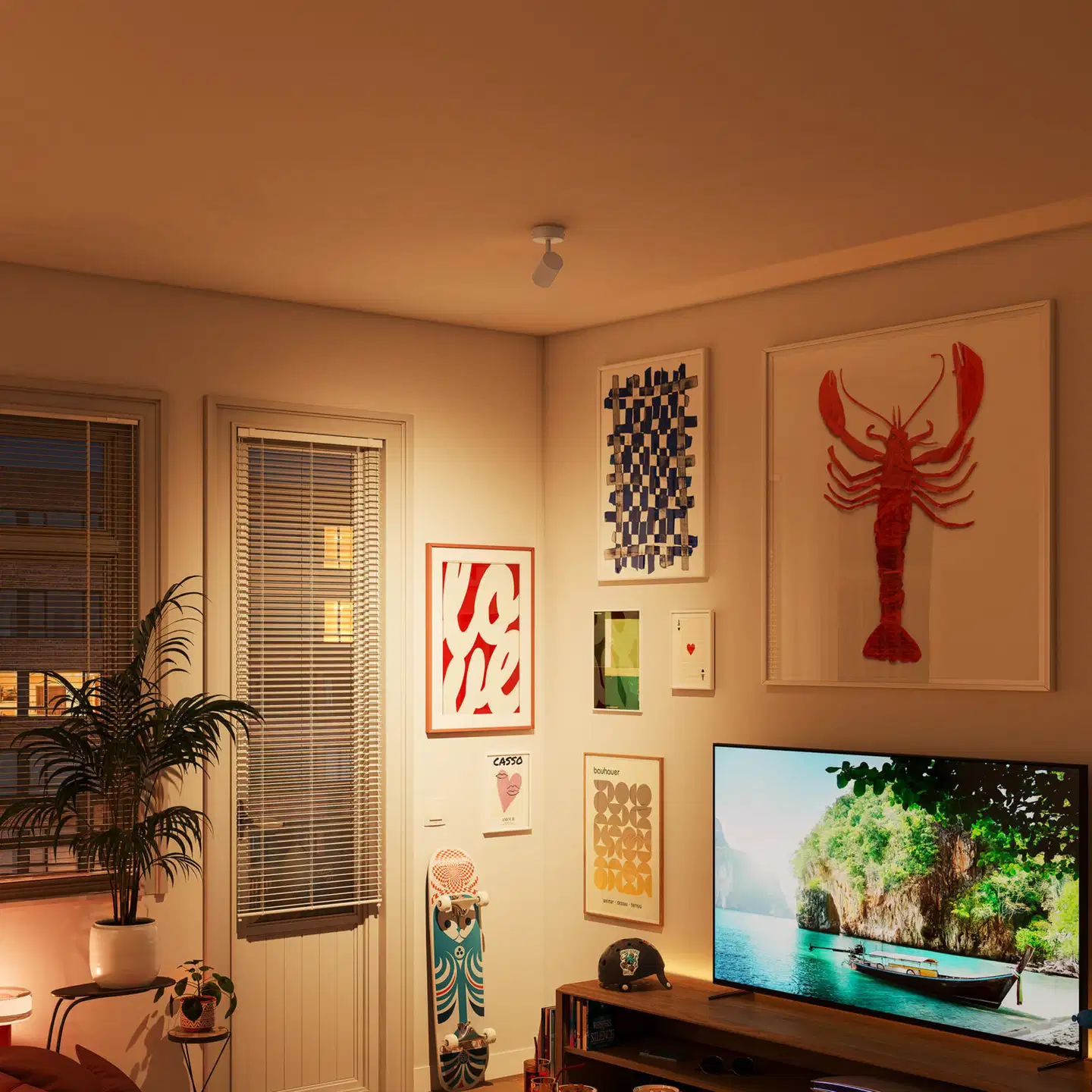 Philips Smart Lighting BOS kohdevalaisin GU10 5W RGB + säädettävä valkoinen kaukosäätimellä - 10