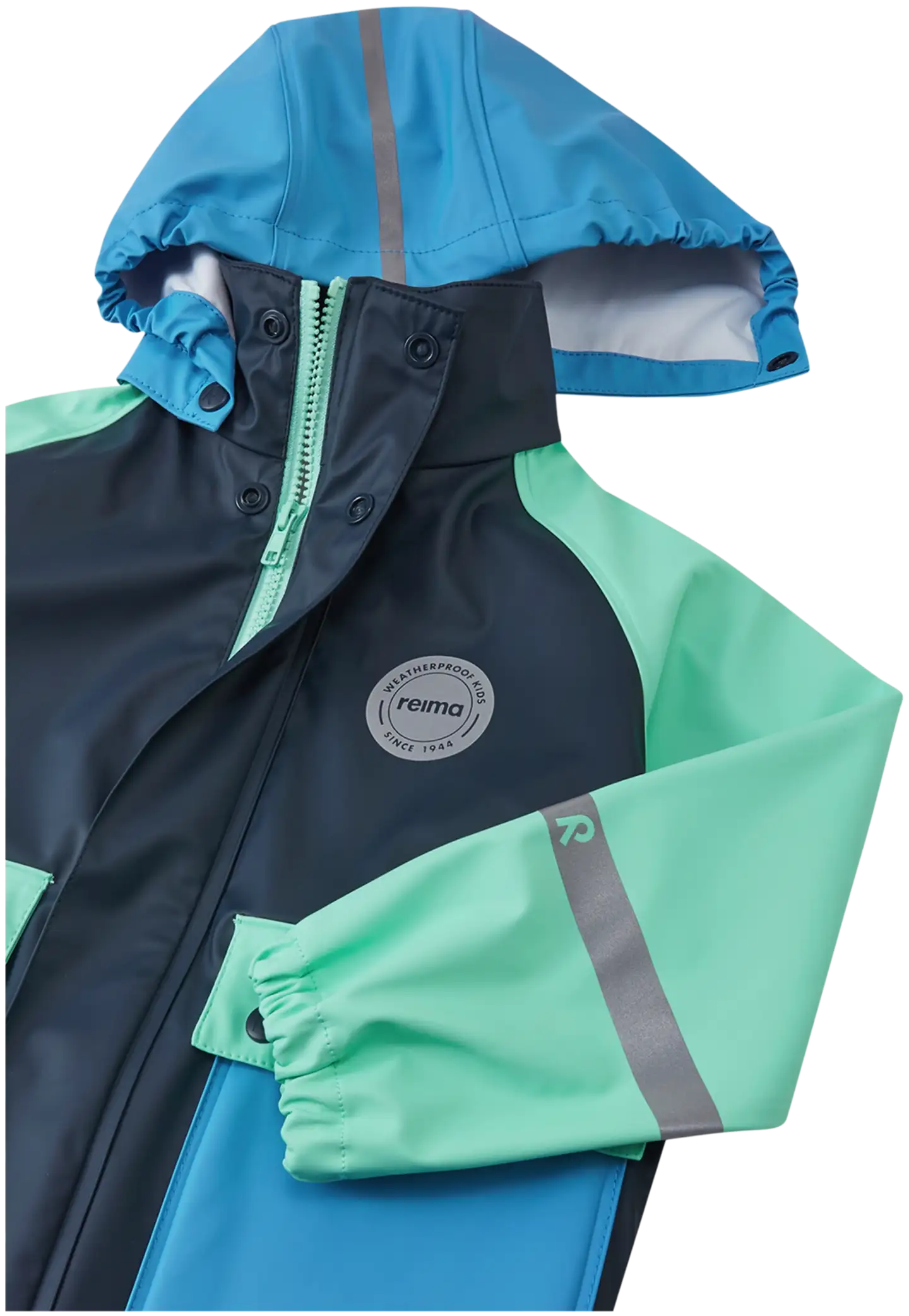 Lasten sadetakki Suihku - Navy - 2