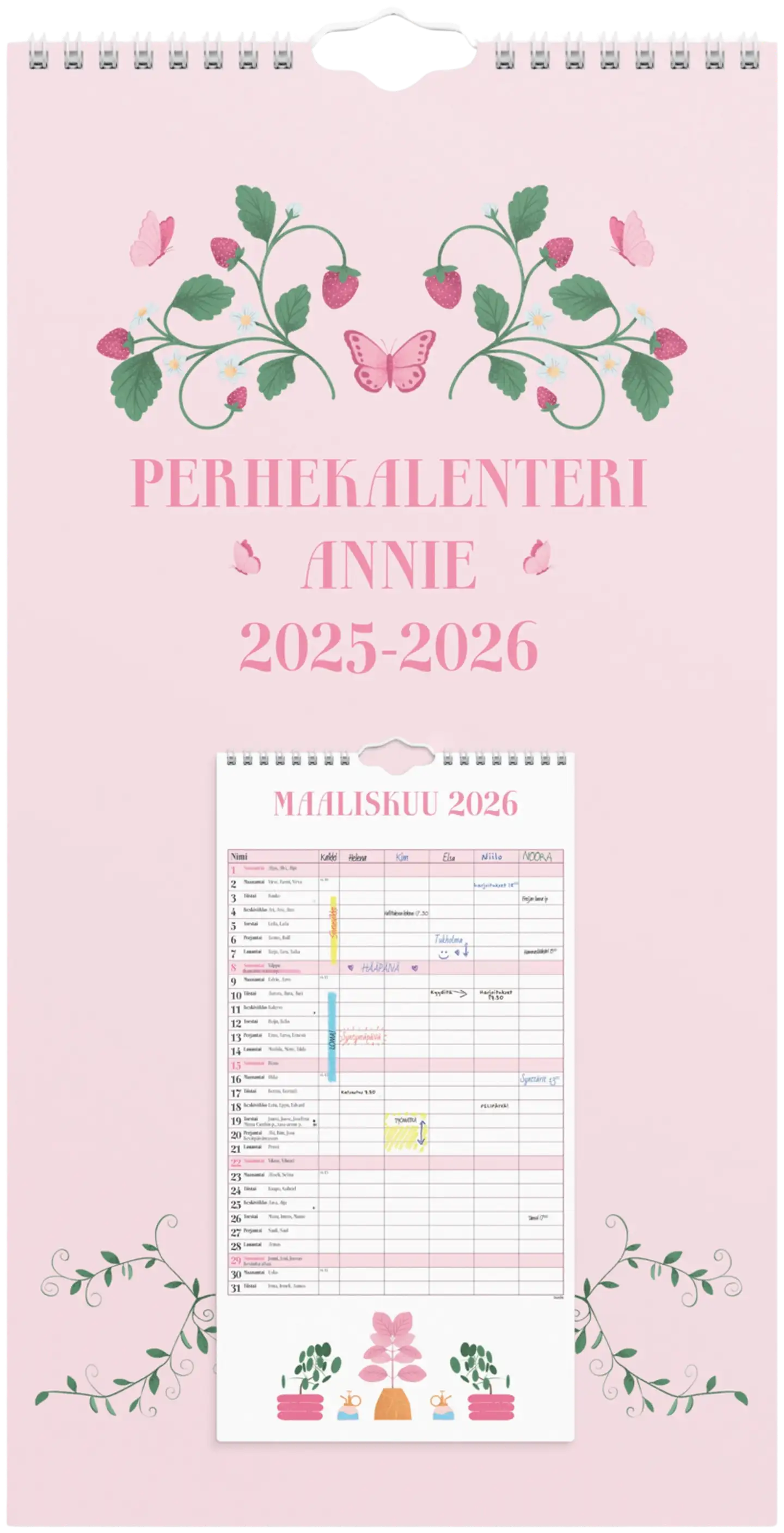 Burde Perhekalenteri 25/26 Annie - 1