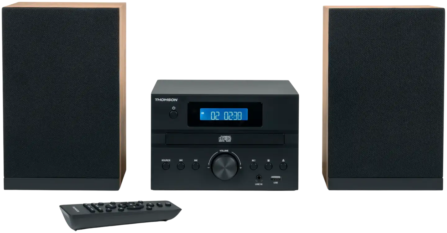 Thomson mikrohifisarja MIC123BT musta - 1