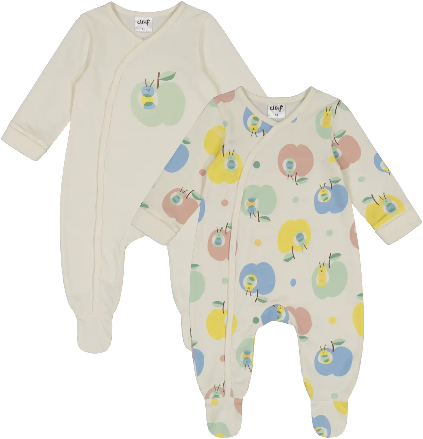 Ciraf vauvojen pyjama Omppu 250B260162 2-pack PatternLab - Multicolor - 1