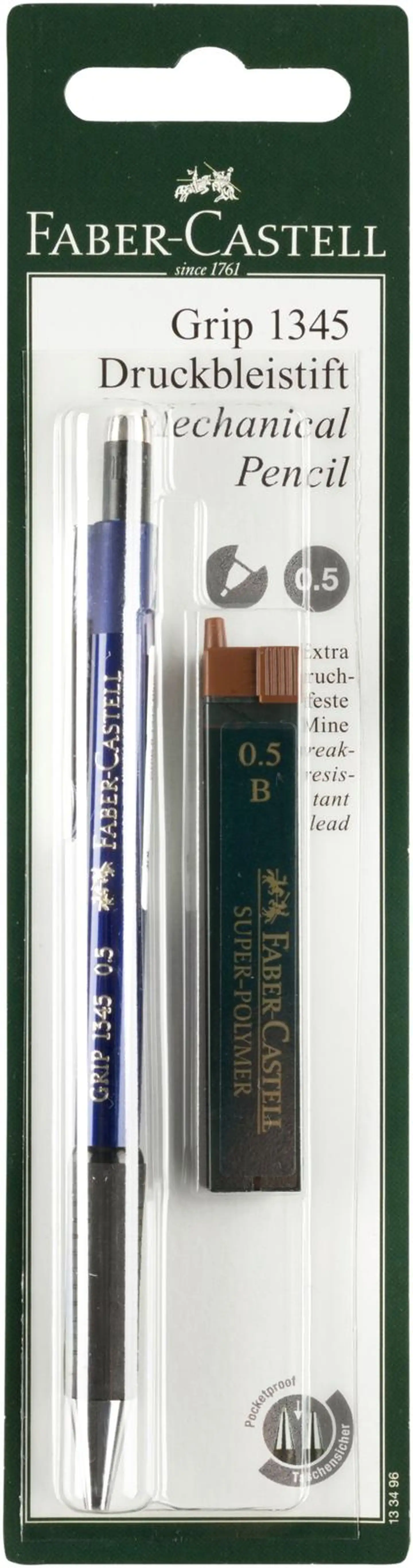 Faber-Castell lyijytäytekynä 0,5mm + lyijyt