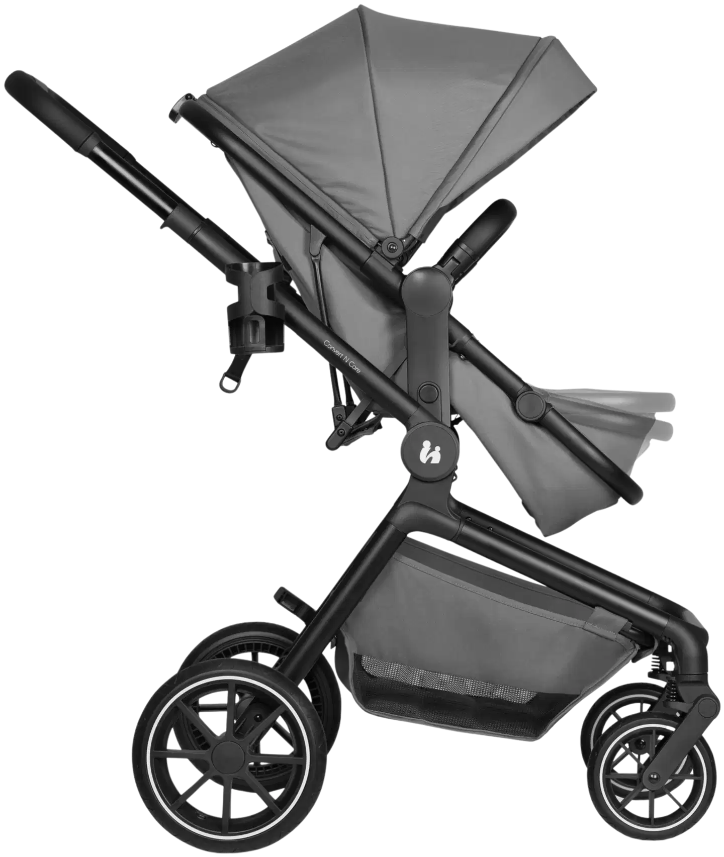 Hauck rattaat Convert N Care tummanharmaa - 6