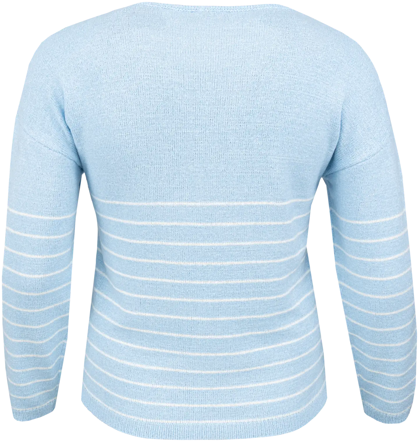 House naisten raidallinen neulepusero 213HP16145, D-mitoitus - Lt blue - 2