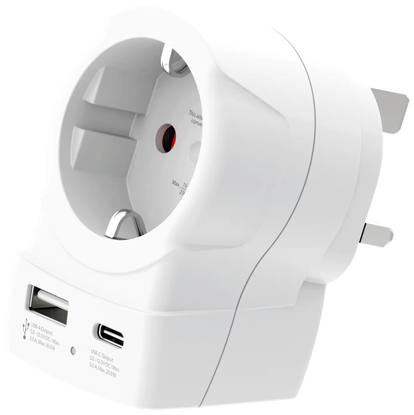 Skross Eurooppa - UK - USB -adapteri - 1