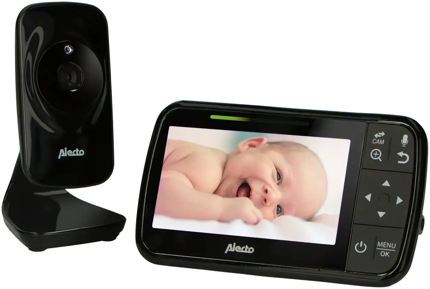 Alecto itkuhälytin kameralla ja näytöllä - 1