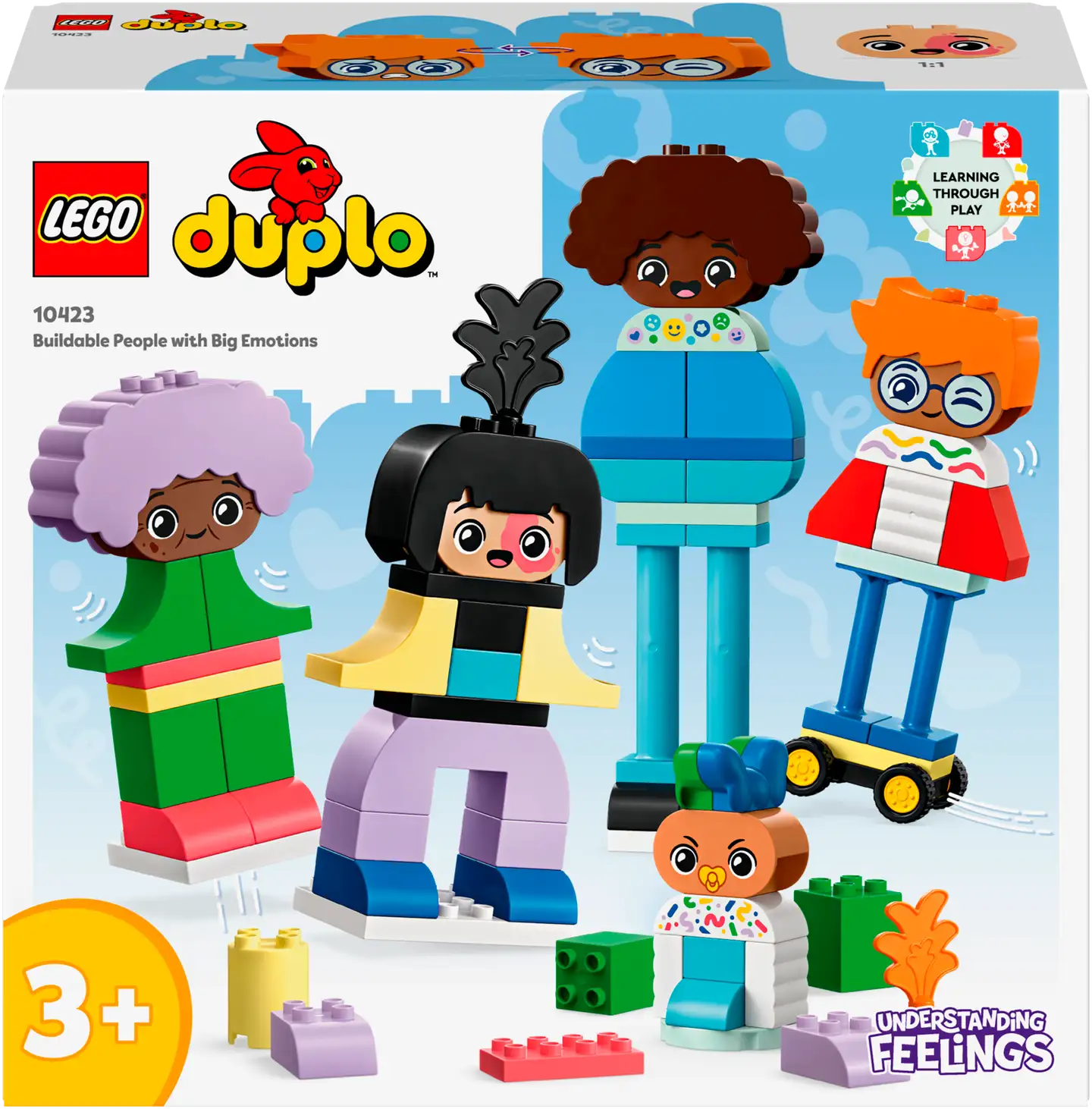 LEGO DUPLO Town 10423 Rakenna ihmisiä isoine tunteineen - 3