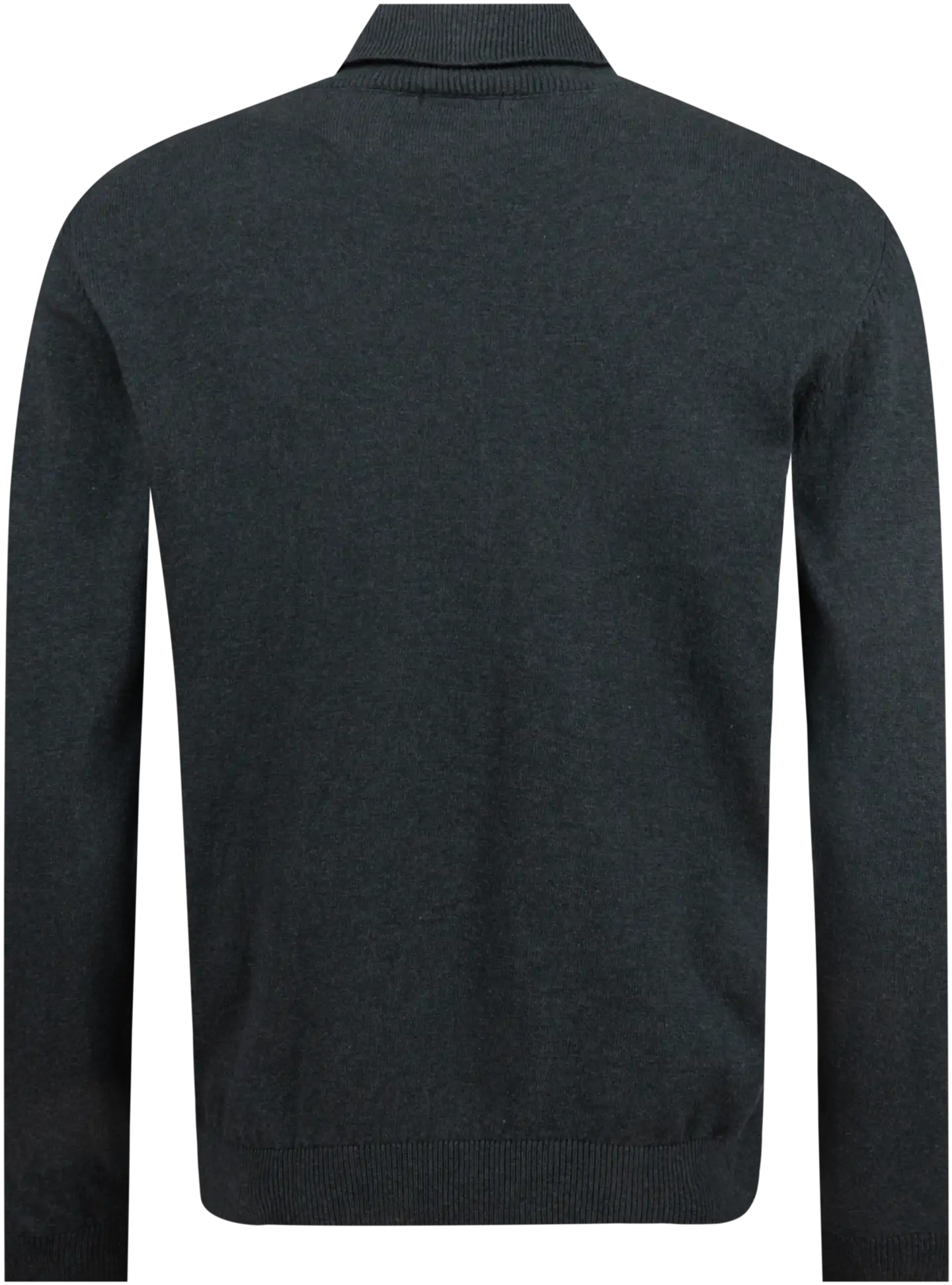 TEX miesten pooloneule puuvillaa I992457 - GREEN DARK - 2