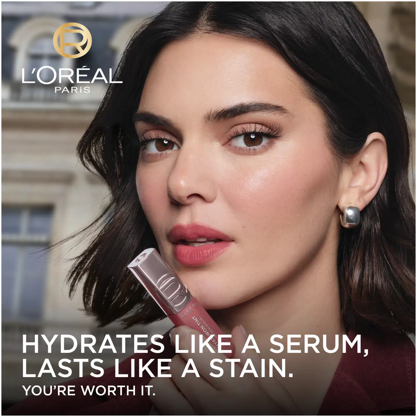 L'Oréal Paris Hyaluron Lip Stain Serum Le Rouge Paris 5 ml - Worth It Medium - 7