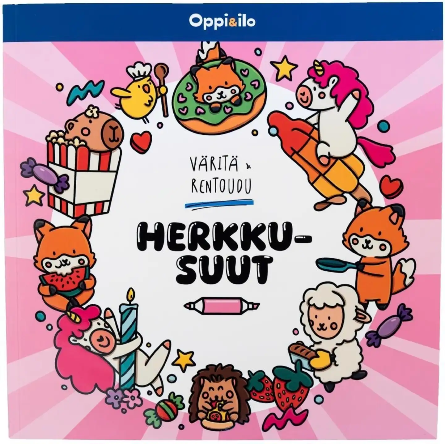 Väritä ja rentoudu HERKKUSUUT