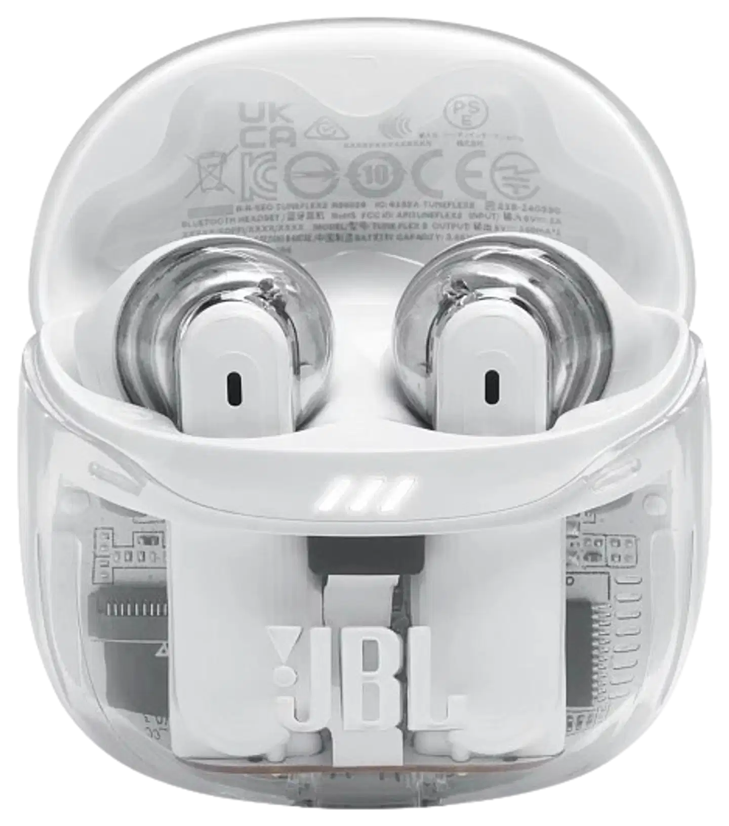 JBL langattomat vastamelunappikuulokkeet Tune Flex 3, valkoinen Ghost - 1