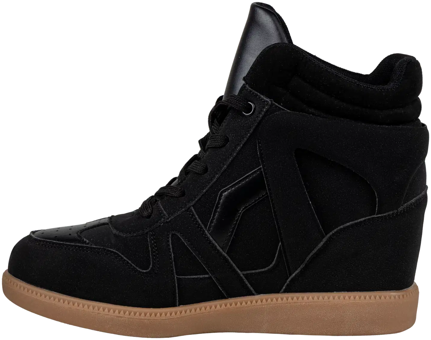 WKLY. naisten kiilapohjatennarit Harriet - BLACK - 4