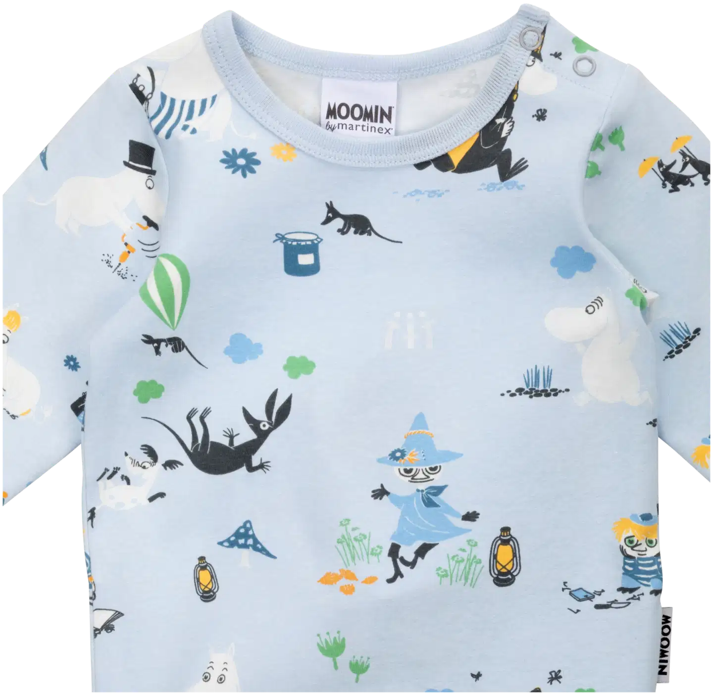 Muumi vauvojen body Leikkihetki 593834 - vaaleansininen - 2