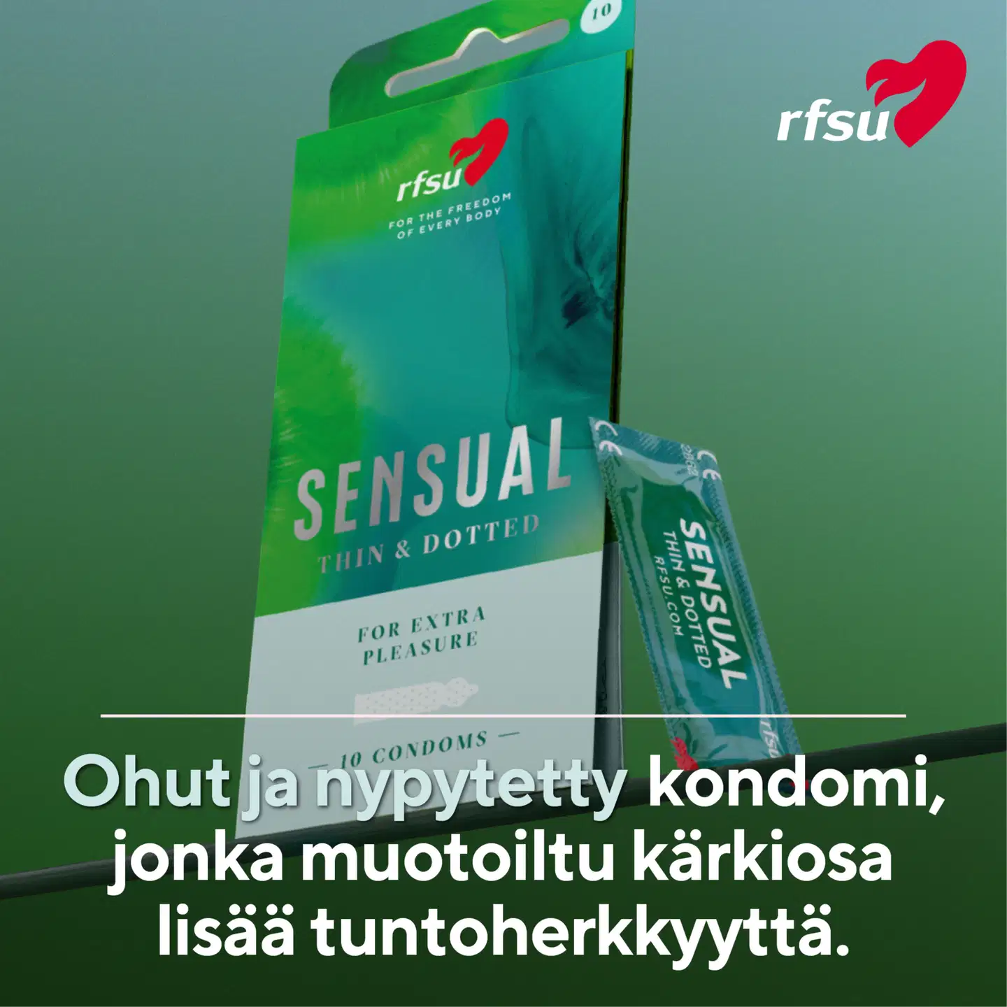 RFSU Sensual kondomi 10kpl - 2