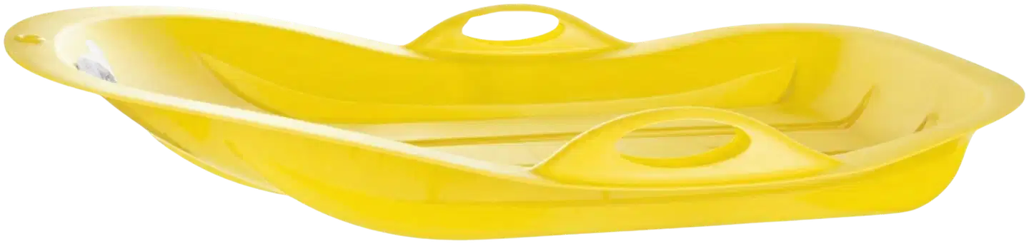 Plastex pulkka käsikahvoilla keltainen 76x50x12cm