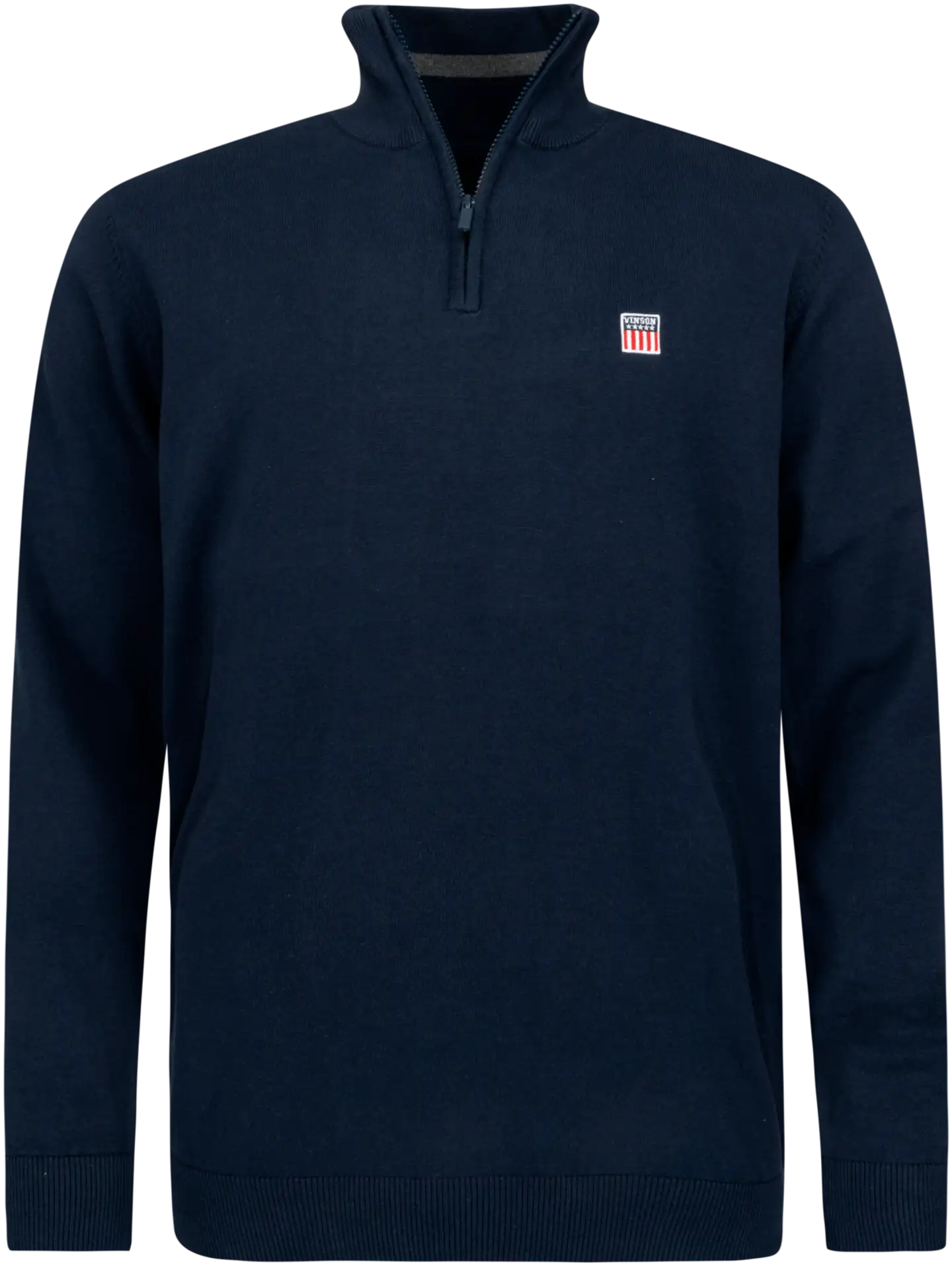 Vinson miesten half-zip neule Julius - Dark Sapphire - 1